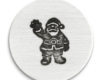 Santa Claus Waving Simply Made Design Stamp, 12mm for Hand Stamping by ImpressArt
