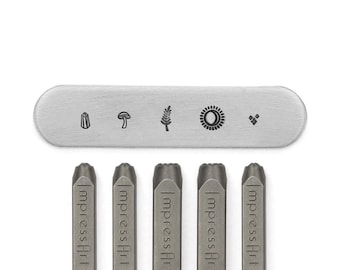 Magical Forest Signature Stamp Pack, Includes 5 Stamps! For Hand Stamping, by ImpressArt