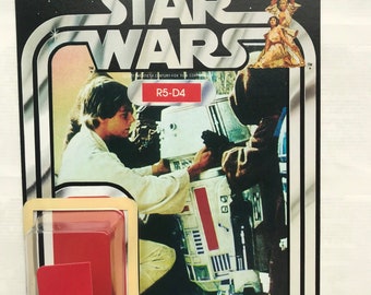 Vintage Style 1979 R5D4 ARFIVE DEFOUR op Star Wars 21 Back Custom Made Tatooine Droid, op Quality flat card back stock.