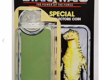 Reproductie Power of the Force amanaman-kit uit 1985 met munt