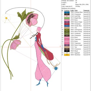 conception broderie machine femme anemone à télécharger image 2