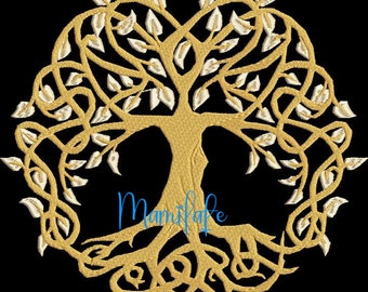 conception broderie machine arbre de vie