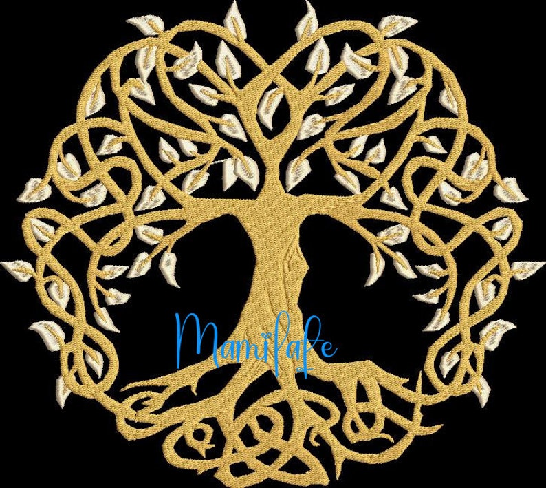 Tree of Life Machine Embroidery Design - Etsy
