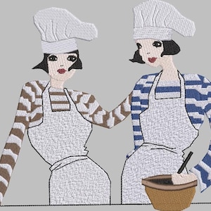kitchen sister machine embroidery design for download