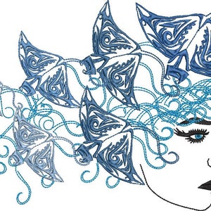 manta ray woman