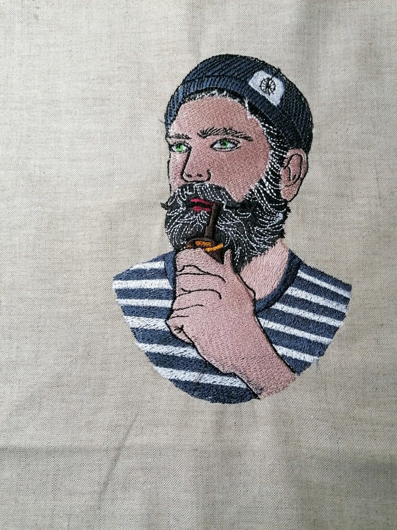 Sailor Machine Embroidery Design - Etsy
