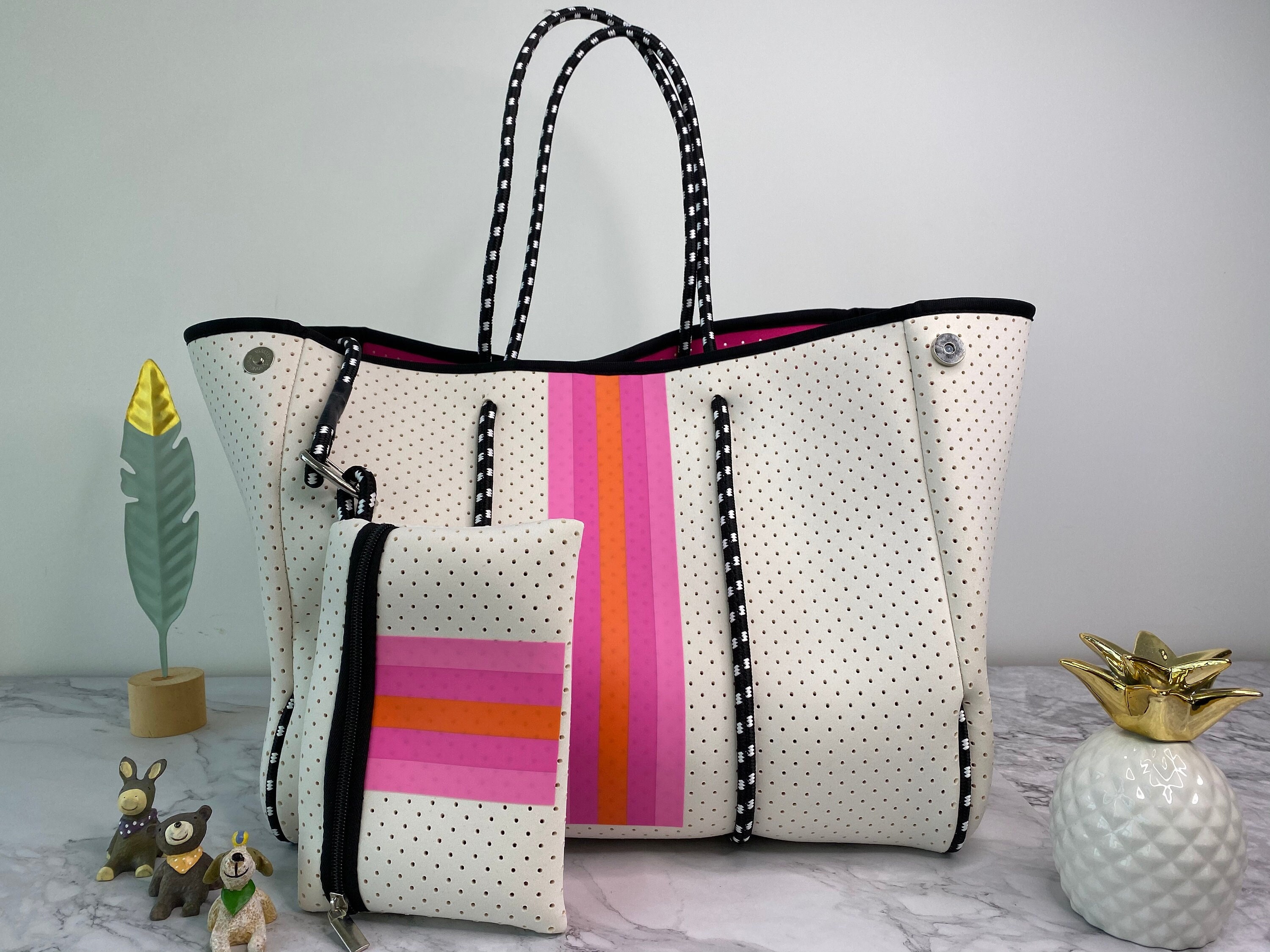 neoprene bag pink