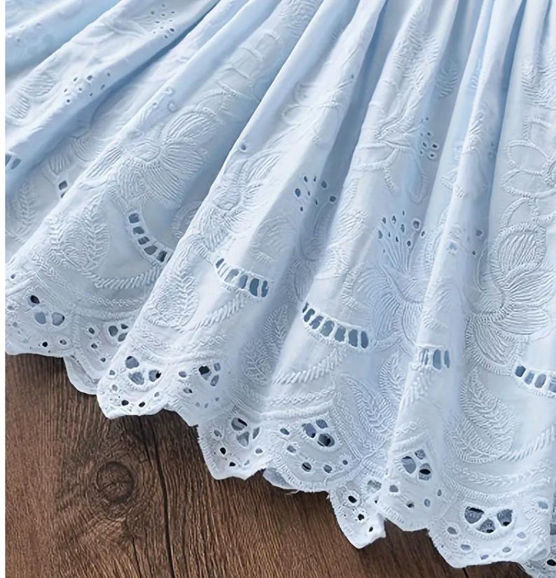 Lina linen dress blue