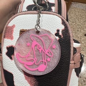 Cowboy Boot Keychain