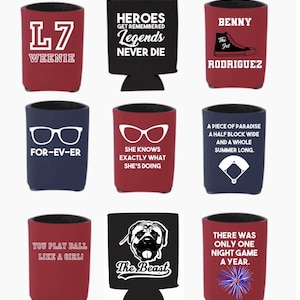Sandlot Can Cooler, The Sandlot, Sandlot Quote, Sandlot gift, The Sandlot Movie, baseball gift, Fathers Day baseball,Baseball Birthday Party