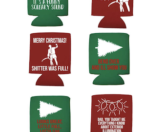 Christmas Vacation Can Cooler, Christmas Vacation movie, stocking stuffer, christmas vacation, clark griswold, shitters full