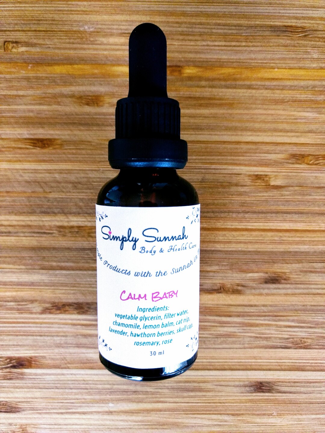 Simply Sunnah's Calm Baby Teething Chamomile Drops Etsy UK