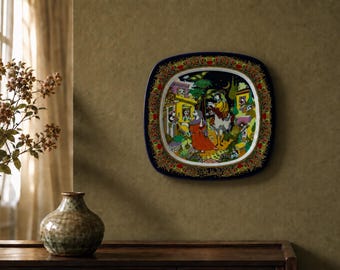 Bjorn Wiinblad Rosenthal Collector Plate • German Porcelain Art