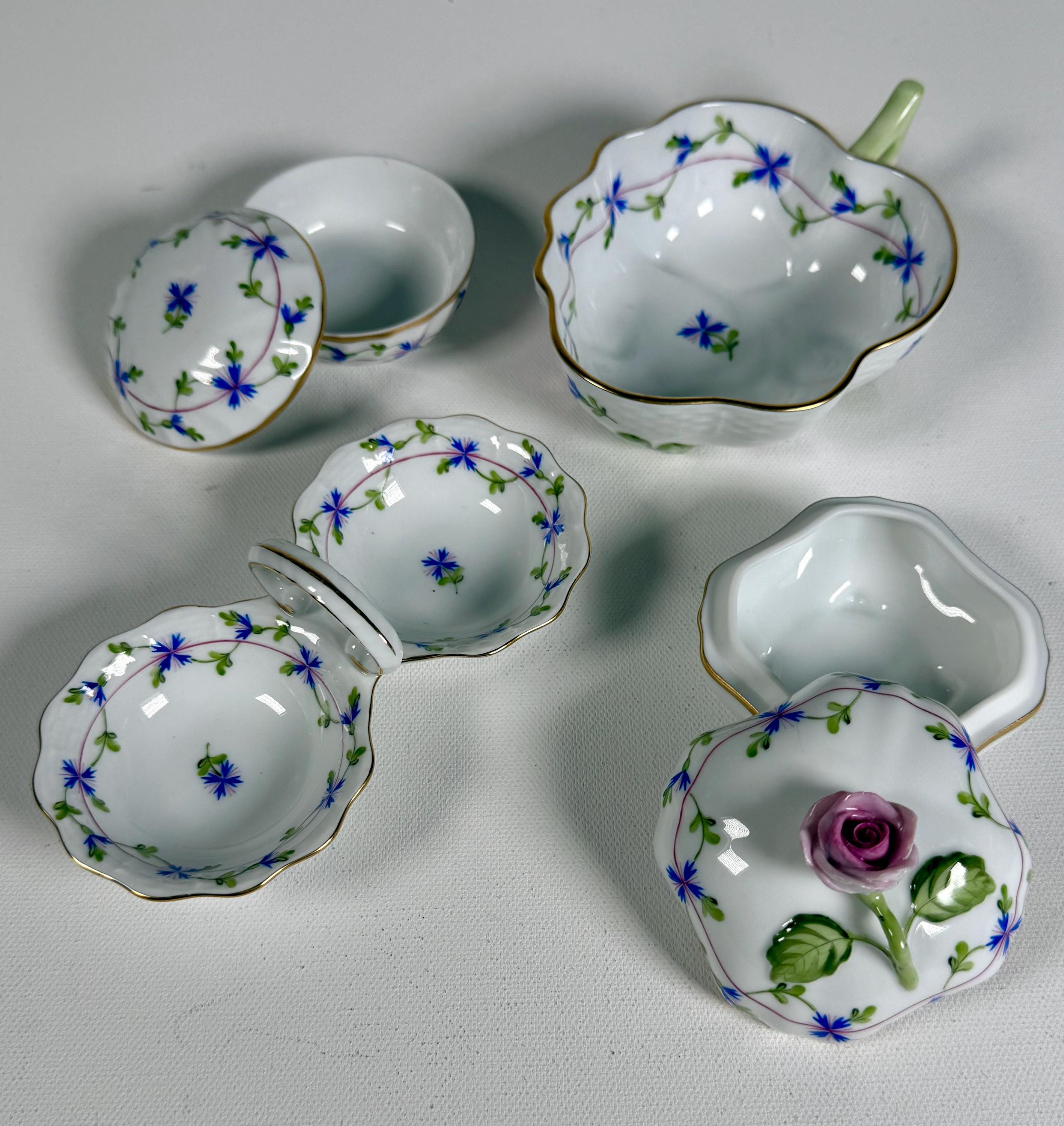 Herend Hungary Hand Painted Porcelain - Etsy