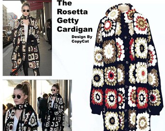 Rosetta Granny Square Cardigan *PATTERN ONLY*