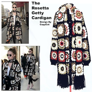 Rosetta Granny Square Cardigan *PATTERN ONLY*