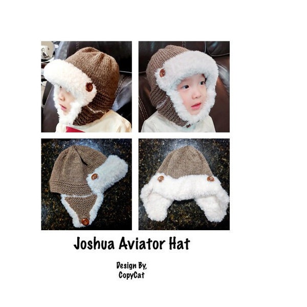 Joshua Aviator Hat *PATTERN ONLY*