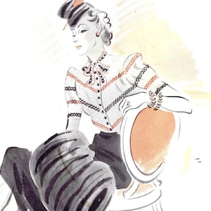 Vintage gehaakte blousepatronen | Retro kanten tops en elegante ontwerpen