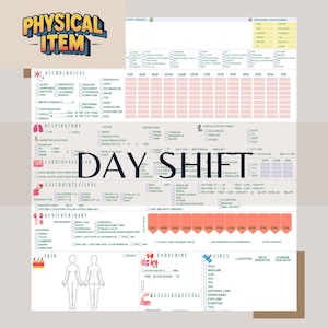 Ultimate Day Shift ICU Report Sheet