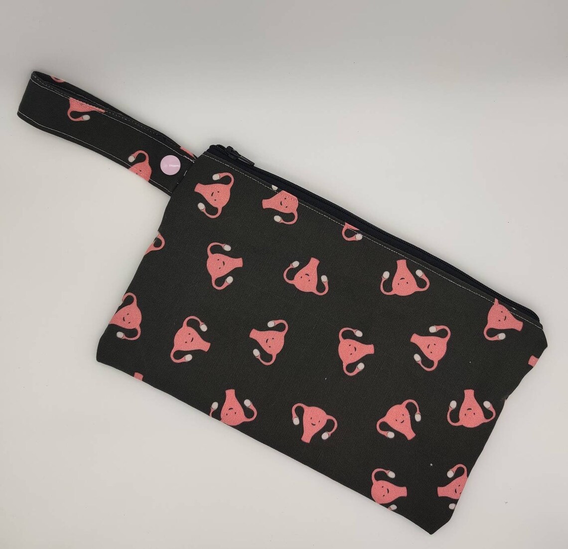 Mini wet bag period bag for cloth pad care and storage happy Etsy