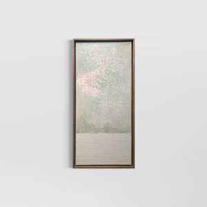 Mintgreen Abstract Painting, Green Rose Texture Art, Structure Wall Art, Original modern Minimalist, Contemporary art