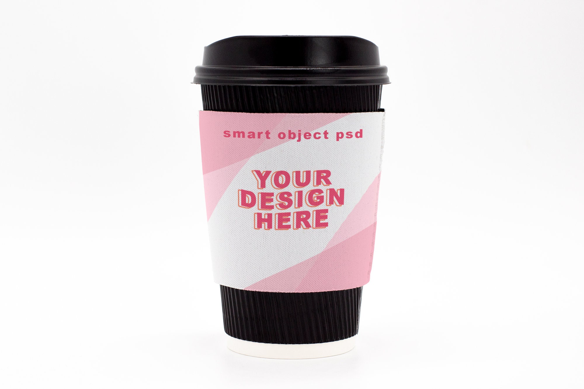 Download Coffee Sleeve Mock Up Template For Neoprene Travel Mug Etsy