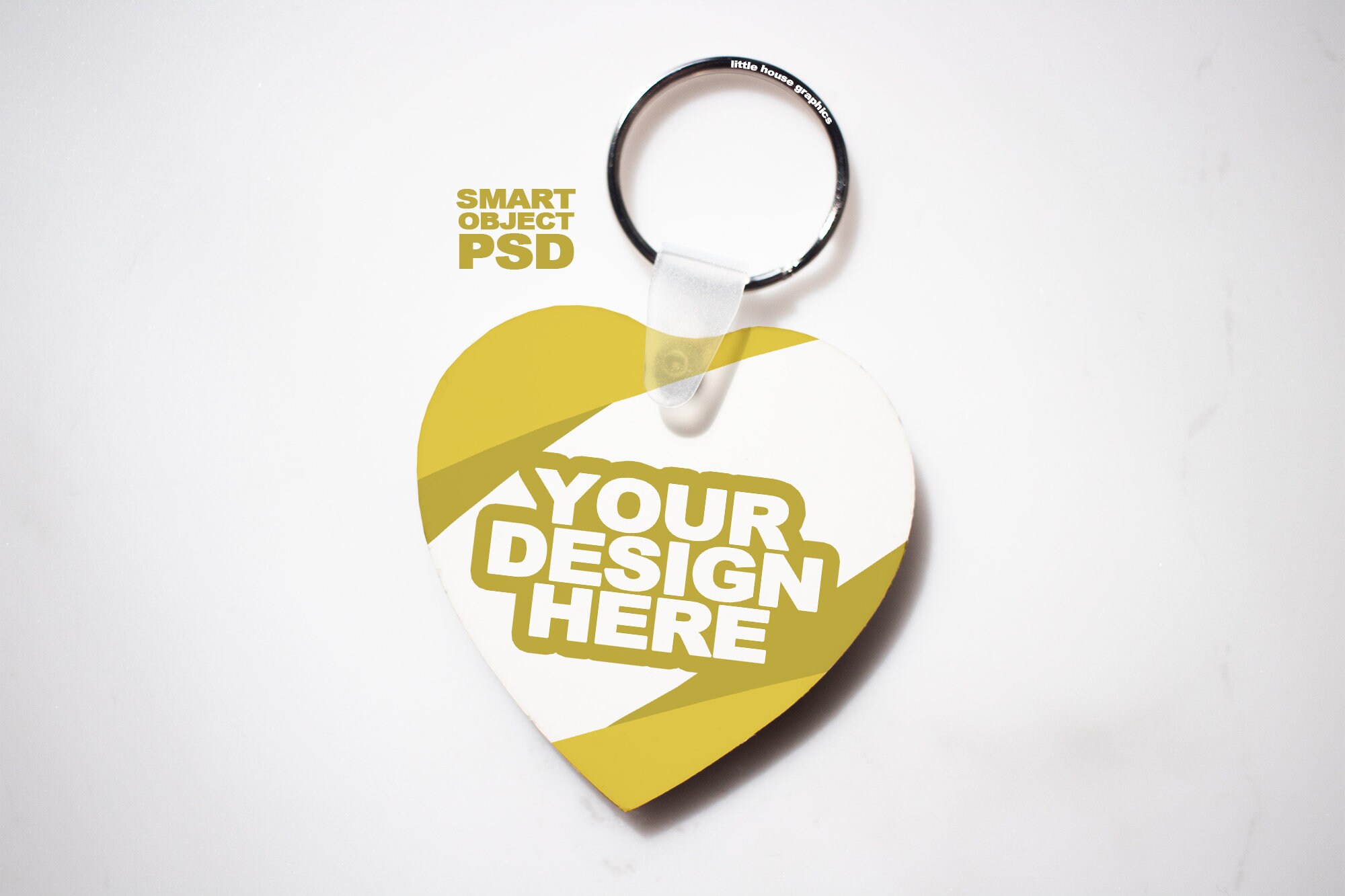 Heart Key Chain Mockup Template for MDF Heart Keychain Etsy