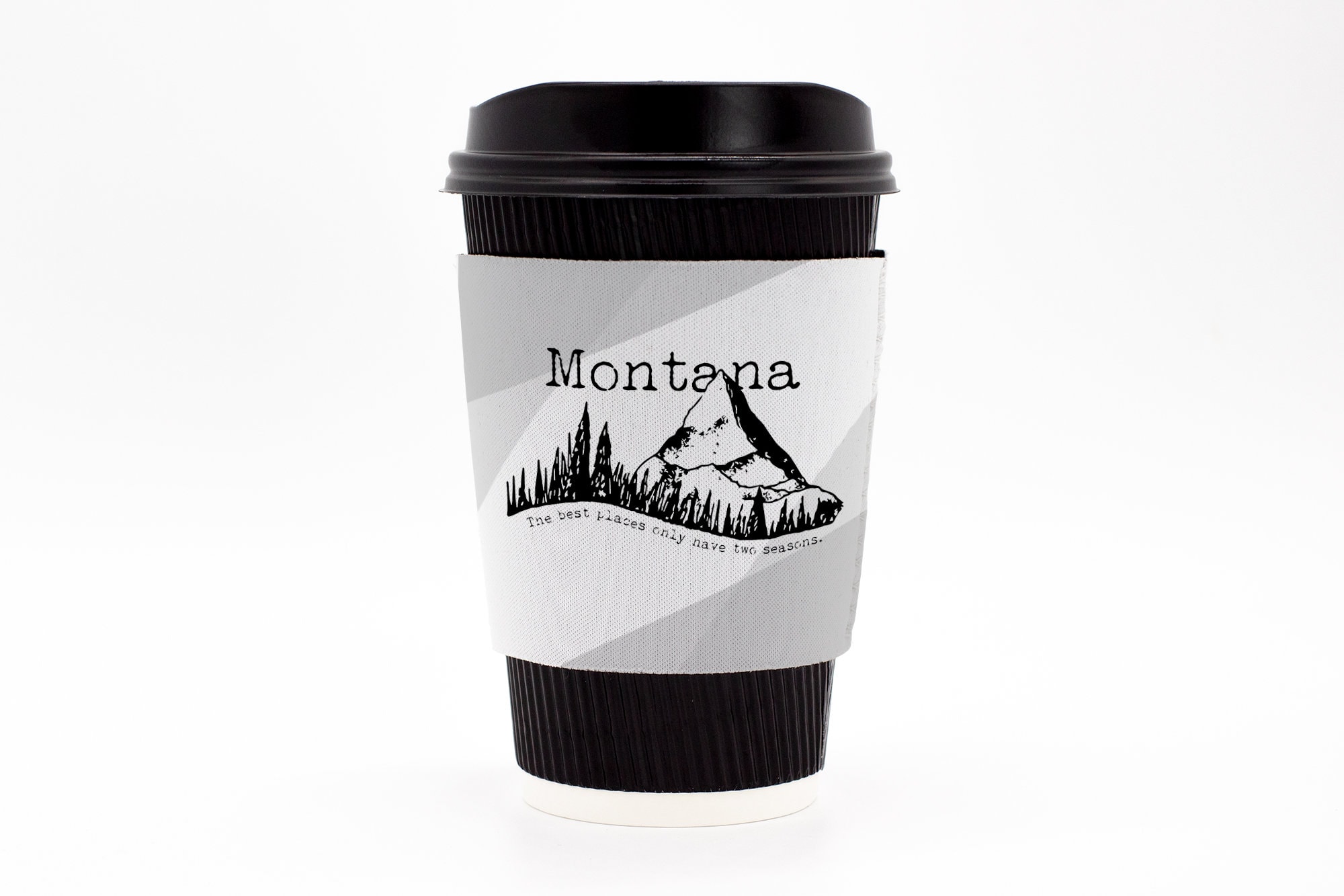 Download Coffee Sleeve Mock-Up Template for Neoprene Travel Mug | Etsy