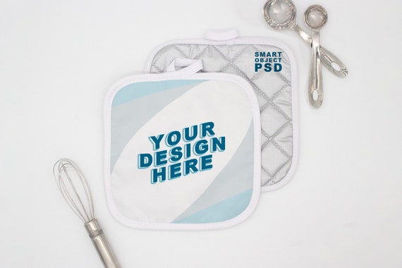 Download Oven Mitt Mock Up Template For Insulated Oven Mitt Etsy