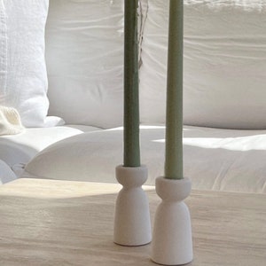 Mayu Taper Candle Holder (Set of 2) | Home Decor | Wedding Centerpiece | Candlestick Holder