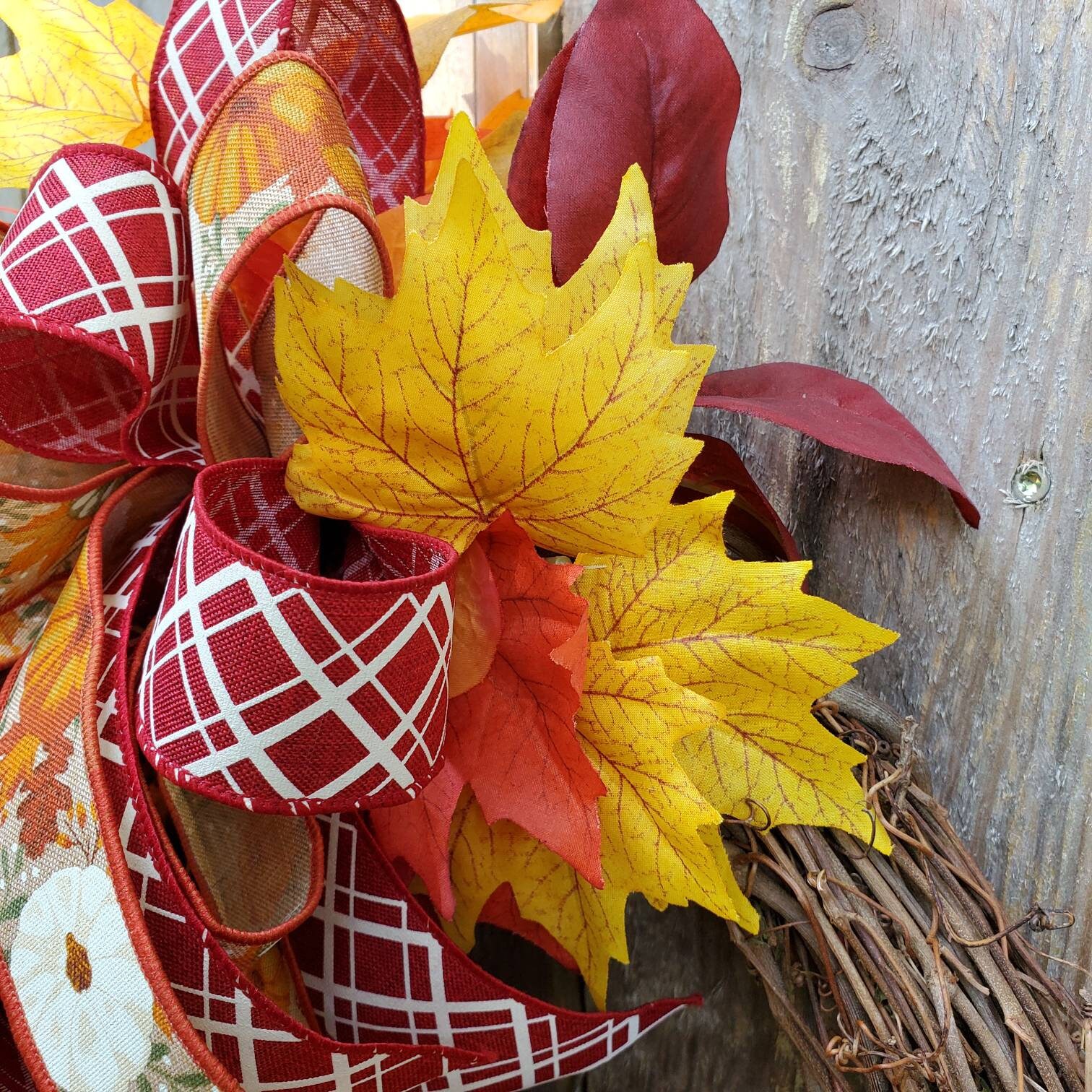 Rustic fall wreath, rustic door decor, pumpkin wreath, farmhouse decor