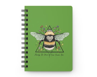 Cuaderno con temática de abejas, Diario de abeja reina, Minicuaderno de abejas, Cuaderno para bolso, Cuaderno de mochila, Regalo de coleccionista de abejas, Regalo para jardinero
