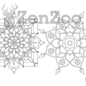 Flowers adult or child Coloring Printable Sheet