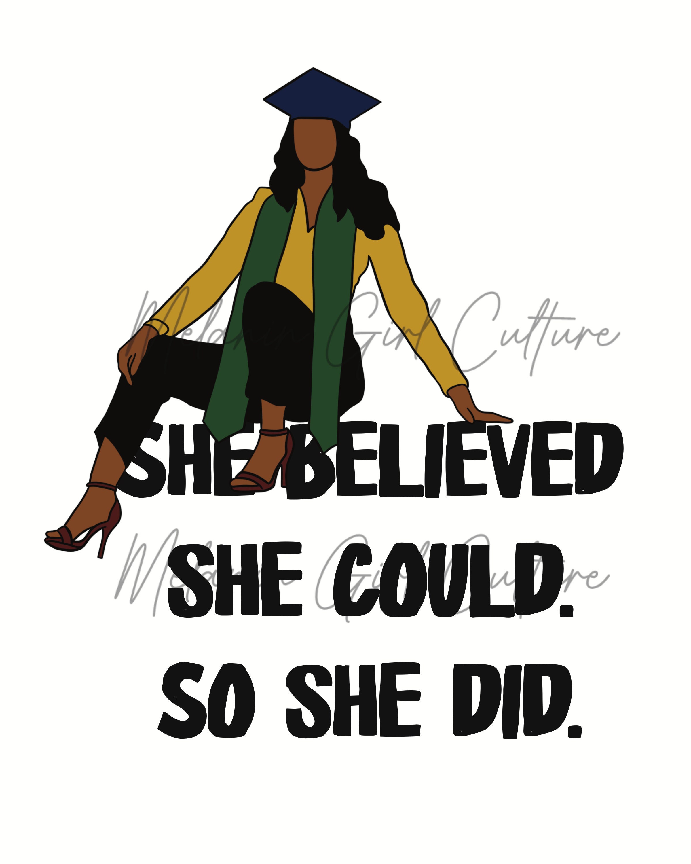 Black Girl Graduation Clipart Download Etsy black-girl-graduation-clipart-download-etsy