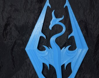 Skyrim Dragon Logo Etsy