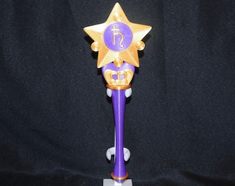 SATURN Inspired Inner Outer Scout Transformation Wand Star Stick Cosplay Prop Halloween Scepter Display