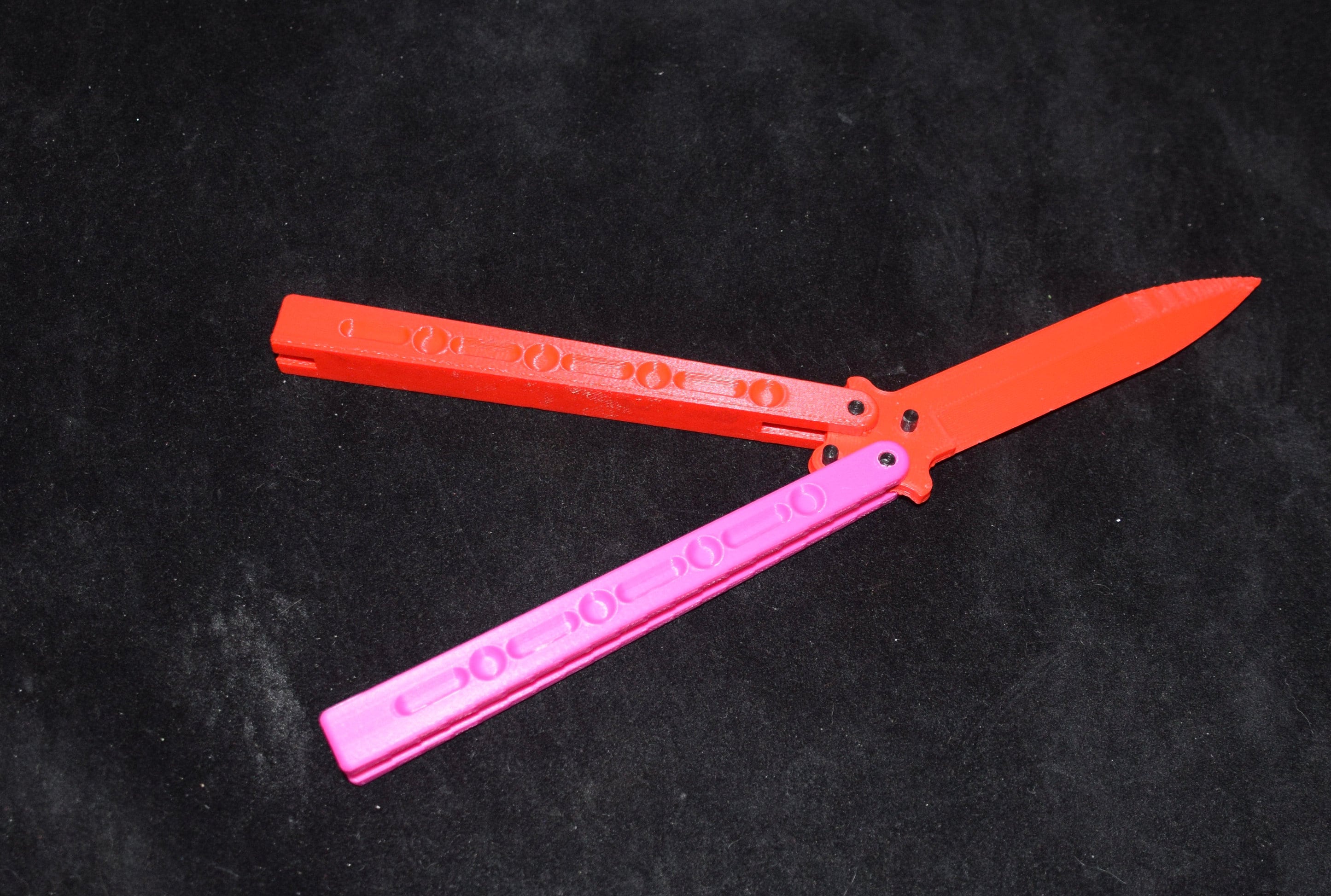 Balisong Trainer Butterfly Knife 3D Printed Recreation Martial Etsy