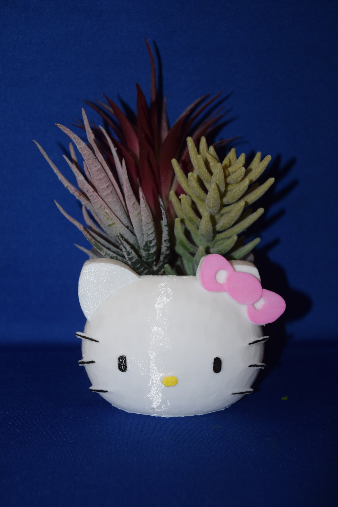 Hello Kitty Flower Succulent Pot Planter Air Plant Figure 3D Etsy