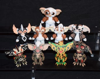 Gremlins, Gizmo, Mogwai inspired Flexi Figure ~ Articulated Fidget Toy ~ 3D Printed