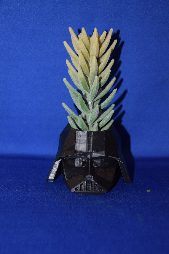 Star Wars Darth Vader inspired Flower Succulent Pot Planter Air Plant  Figure 3D Printed USA