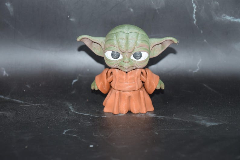 Op Star Mando geïnspireerde Flexi-figuur ~ Knikspeeltje ~ Op maat gemaakt 3D-geprint afbeelding 6