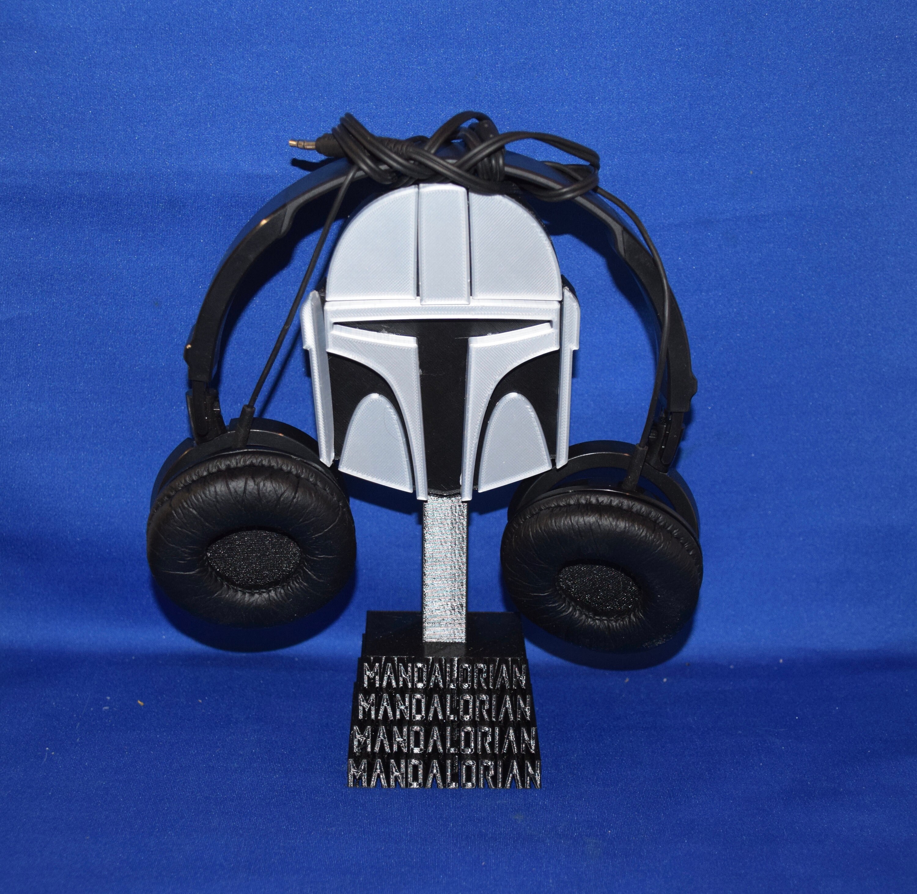 Mandalorian Headphone Stand Mando Head Phones Holder Gaming Etsy