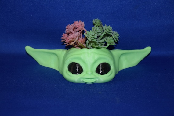 Baby Yoda Grogu Mandalorian Star Wars Inspired Flower Succulent
