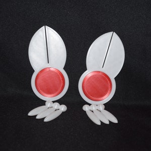 Inner Outer Scout ODANGO SHIELD Feather Hair Bun Clips Cosplay Prop Display Halloween Costume