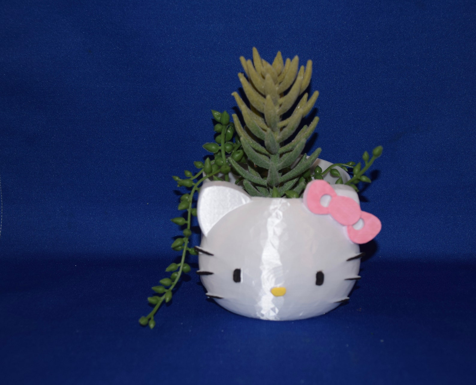 Hello Kitty Flower Succulent Pot Planter Air Plant Figure 3D Etsy