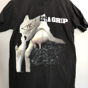 RESERVED ** Vintage 1990s Aerosmith Get A Grip Tour Shirt