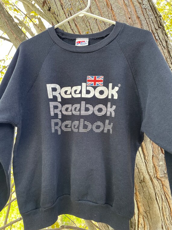 Vintage 1980s  Reebok Crewneck Sweatshirt Modern … - image 1