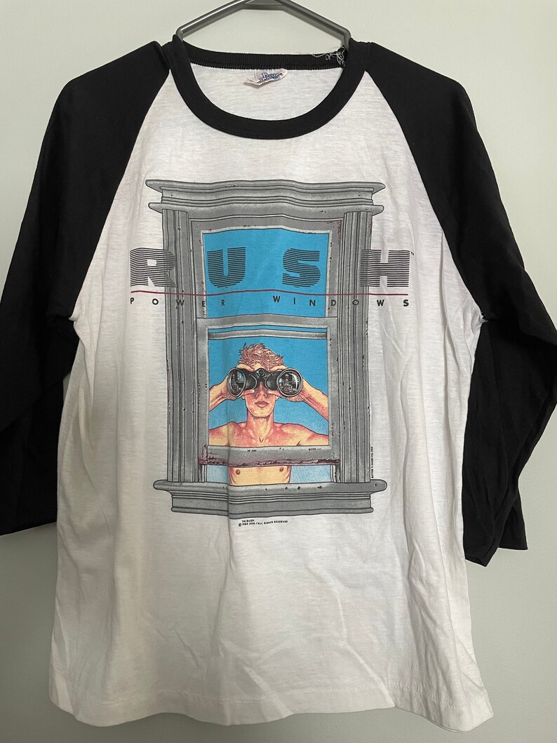 rush power windows tour shirt