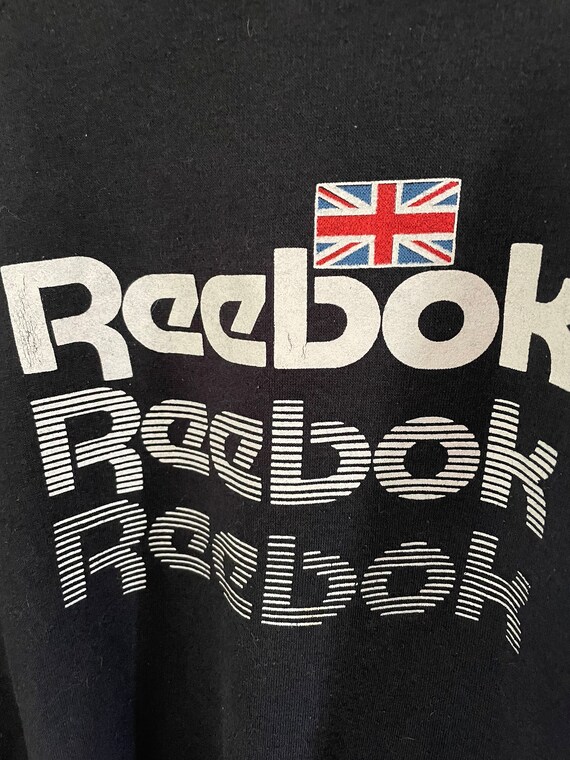 Vintage 1980s  Reebok Crewneck Sweatshirt Modern … - image 2