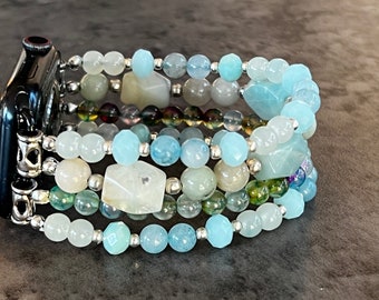 Jade Beaded Bracelet Style Apple Watch Band